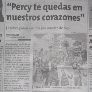 Percy Rosales Noticias
